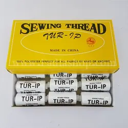 قرقره نخ پر یارد سفید بسته 12 عددی - بازرگانی رحیمی