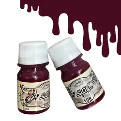 رنگ ویترای سرامیک(مات) مهرکهن - زرشکی 35 میل (معمولی - 108) - گروه هنری مهرکهن