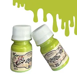 رنگ ویترای سرامیک(مات) مهرکهن - سبز پسته ای 35 میل (معمولی - 90) - گروه هنری مهرکهن