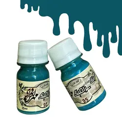 رنگ ویترای سرامیک(مات) مهرکهن - سبز کله غازی 35 میل (معمولی - 95) - گروه هنری مهرکهن