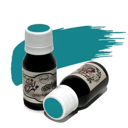 رنگ ویترای سرامیک(مات) مهرکهن - فیروزه ای 70 میل (معمولی - 46) - گروه هنری مهرکهن