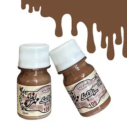 رنگ ویترای سرامیک(مات) مهرکهن - قهوه ای روشن 35 میل (معمولی - 109) - گروه هنری مهرکهن