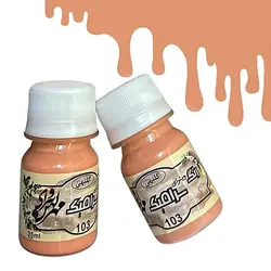 رنگ ویترای سرامیک(مات) مهرکهن - گلبهی 35 میل (معمولی - 103) - گروه هنری مهرکهن