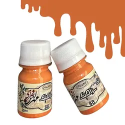 رنگ ویترای سرامیک(مات) مهرکهن - نارنجی روشن 35 میل (معمولی - 88) - گروه هنری مهرکهن