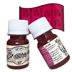 رنگ ویترای شفاف مهرکهن - زرشکی 35 میل (معمولی - 69) - گروه هنری مهرکهن