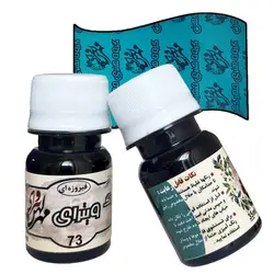 رنگ ویترای شفاف مهرکهن - فیروزه ای 35 میل (معمولی - 73) - گروه هنری مهرکهن