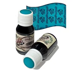 رنگ ویترای شفاف مهرکهن - فیروزه ای 70 میل (معمولی - 22) - گروه هنری مهرکهن