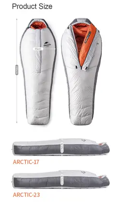 کیسه خواب پر مدل 17-Arctic نیچرهایک | NH19YD005