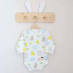 بادی آستین بلند طرح جوجه تیغی