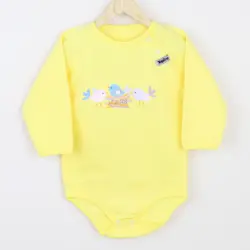 بادی آستین بلند طرح جوجه زرد