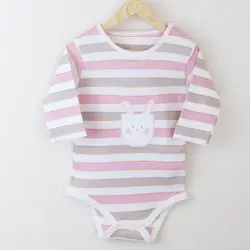 بادی آستین بلند طرح راه راه خرگوش