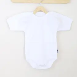 بادی آستین کوتاه سفید Topline