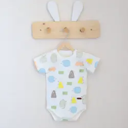 بادی آستین کوتاه طرح جوجه تیغی