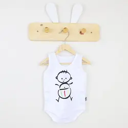 بادی رکابی طرح پسرک سفید