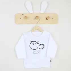 بلوز آستین بلند طرح خرس