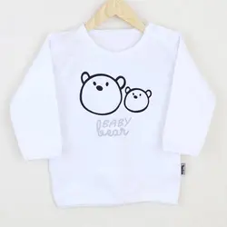 بلوز آستین بلند طرح خرس