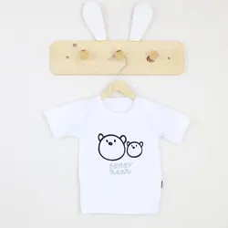 بلوز آستین کوتاه طرح خرس