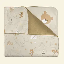 پتو دورپیچ کلاه دار BEAR &amp; KITE