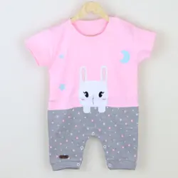 رامپر طرح خرگوش تیکه دوزی