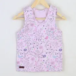 رکابی طرح پرنده و گل