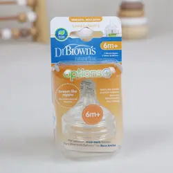 سر شیشه اپشن پلاس 3 قطره هر عدد دکتر براون Dr brown