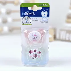پستانک ارتودنسی تک جعبه باز 0 تا 6 ماه pervent دکتر برانز Dr Browns