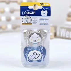 پستانک ارتودنسی تک جعبه باز 6 تا 18 ماه pervent دکتر برانز Dr Browns