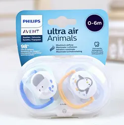 پستانک ارتودنسی تکی جعبه باز 0 تا 6 ماه AVENT