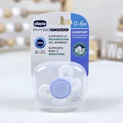 پستانک ارتودنسی چیکو مدل پروانه ای 0 تا 6 ماه chicco