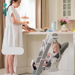 صندلی غذا تاب شو برقی کیکابو مدل Prima رنگ بژ kikkaboo