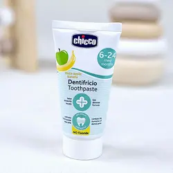 خمیردندان بدون فلوراید چیکو با اسانس سیب و موز CHICCO