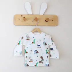 بلوز آستین بلند طرح دینو tik tak