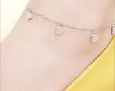 پابند جواهری نقره کد 011