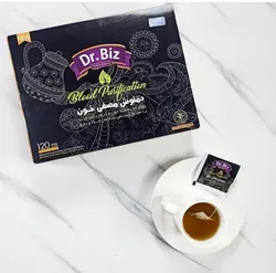 دمنوش مصفی خون (3 پک)120 عددی دکتر بیز