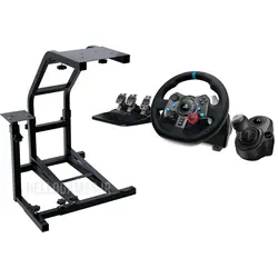 فرمان بازی Logitech G29 + استند رانندگی VRS + تعویض دنده Shifter