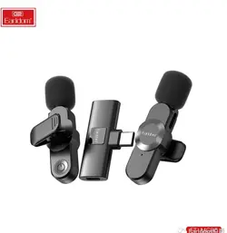 میکروفن بی سیم ارلدام ام سی 8 ا Erldam Wireless microphone MC8C (دو عدد میکروفن)