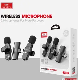 میکروفن بی سیم ارلدام ام سی 8 ا Erldam Wireless microphone MC8C (دو عدد میکروفن)