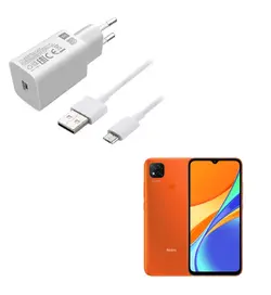 شارژر سرکارتنی شارژ سریع Redmi 9 Active با کابل