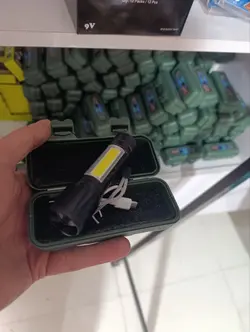 چراغ قوه دستی مدل پلیسی مشکی