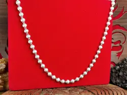 مدال توگردنی نقره طرح توپی