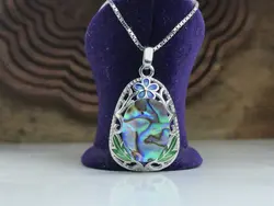 مدال توگردنی نقره صدف اصل