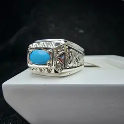 انگشتر نقره فیروزه نیشابور اصل - جواهر خاص