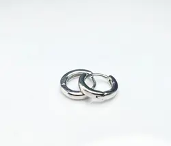 گوشواره حلقه ای زیبا و ساده دخترانه - جواهر خاص