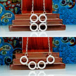 مدال توگردنی جواهری مدل تاشو - جواهر خاص