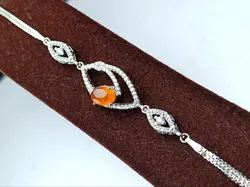 دستبند عقیق یمن اصل - جواهر خاص