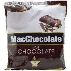 پودر هات چاکلت بسته 20 عددی مک شکلات Macchocolate