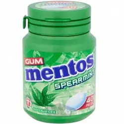 آدامس منتوس با طعم نعنا بدون شکر 56 گرم mentos ا Mentos gum with mint flavor without sugar 56 g