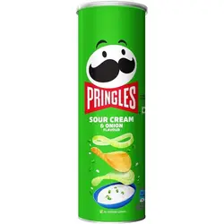 چیپس پرینگلزperingles با طعم خامه ترش و پیاز165 گرمی