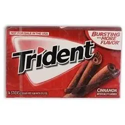 آدامس TRIDENTتریدنت دارچینی بسته 14 عددی بدون شکر خارجی و اورجینال