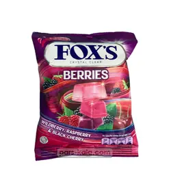 آبنبات فاکس میوه های قرمز Foxs : وزن 90 گرم